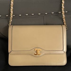 SOLD Authentic Vintage Chanel leather bag
